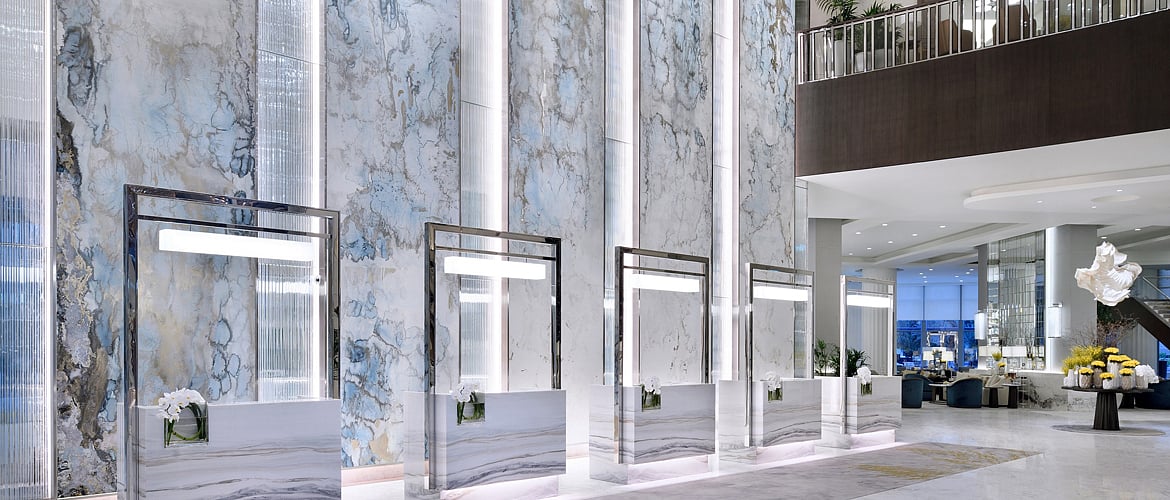 The lobby at Address Downtown