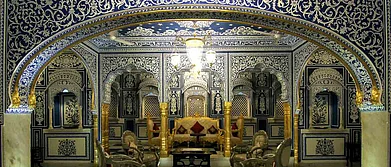 Shekhawati Frescoes and Hand Painted, Badal Mahal of Shahpura Haveli, Shahpura