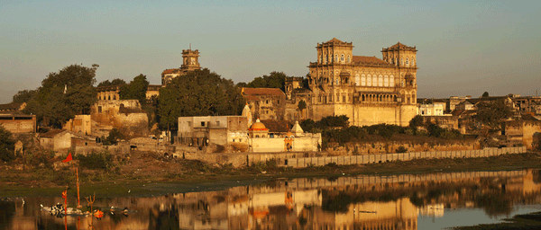 Naulakha Palace, a palace converted to a museum by the royal family of Gondal