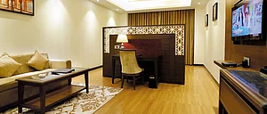 The executive room at the Regenta LP Vilas, Dehradun