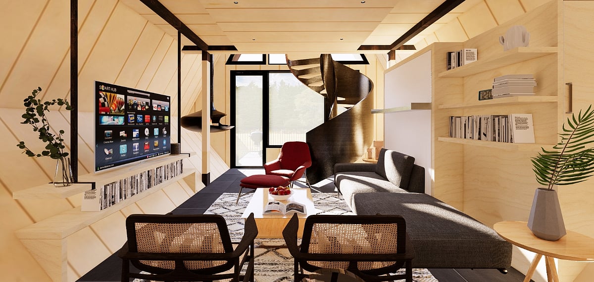 A prototype of a Zostel Villa 