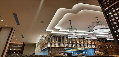 Interactive buffets and global cuisines are on offer at the restaurant