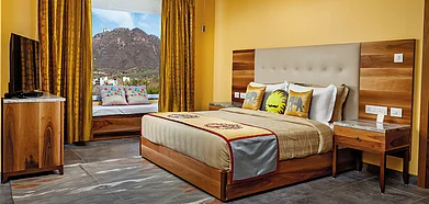 A room at the jSTa Sajjangarh Resort & Spa
