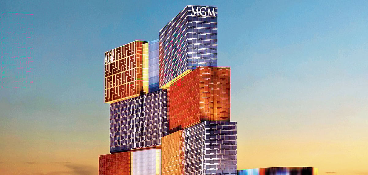 The facade of MGM Cotai
