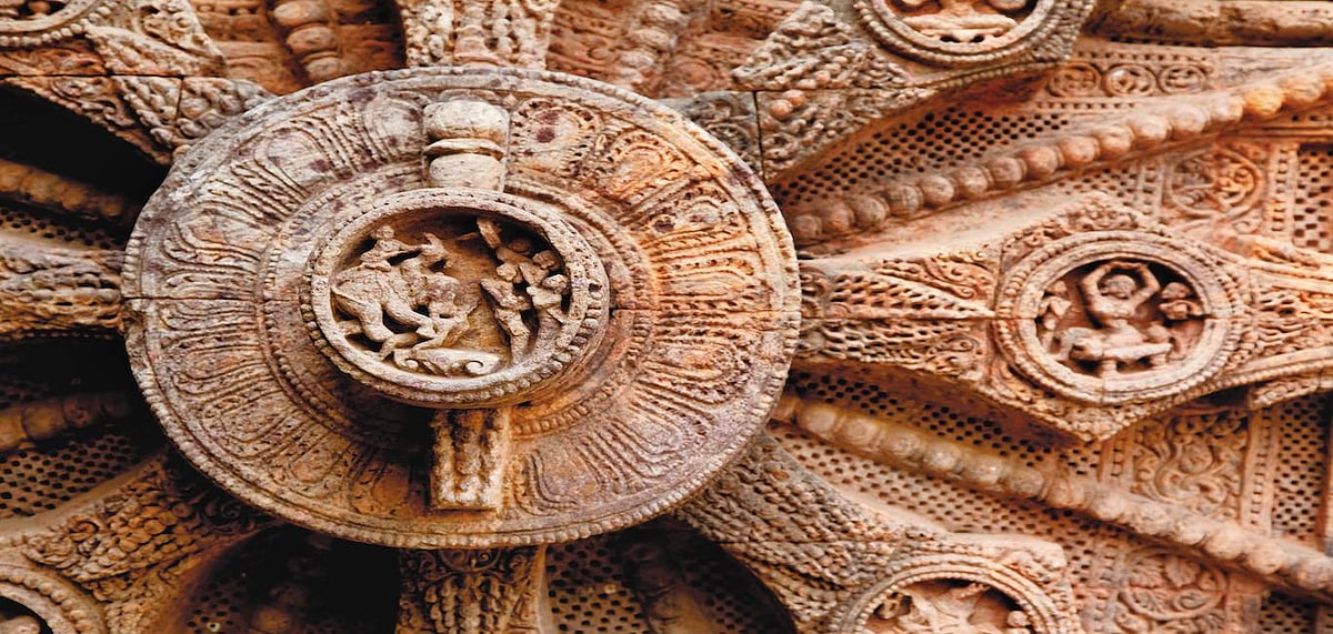 A glimpse from the Konark Sun Temple in Odisha