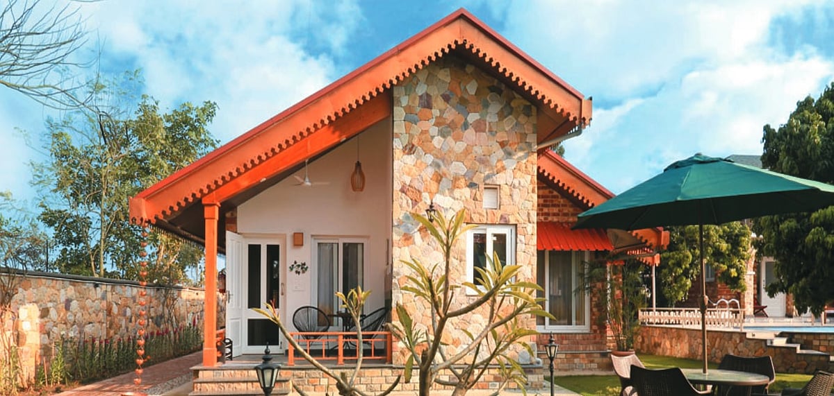 The picturesque location boasts of lychee orchards and is completely organic