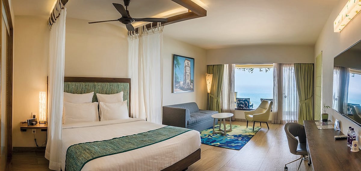 The sea facing room at the resort