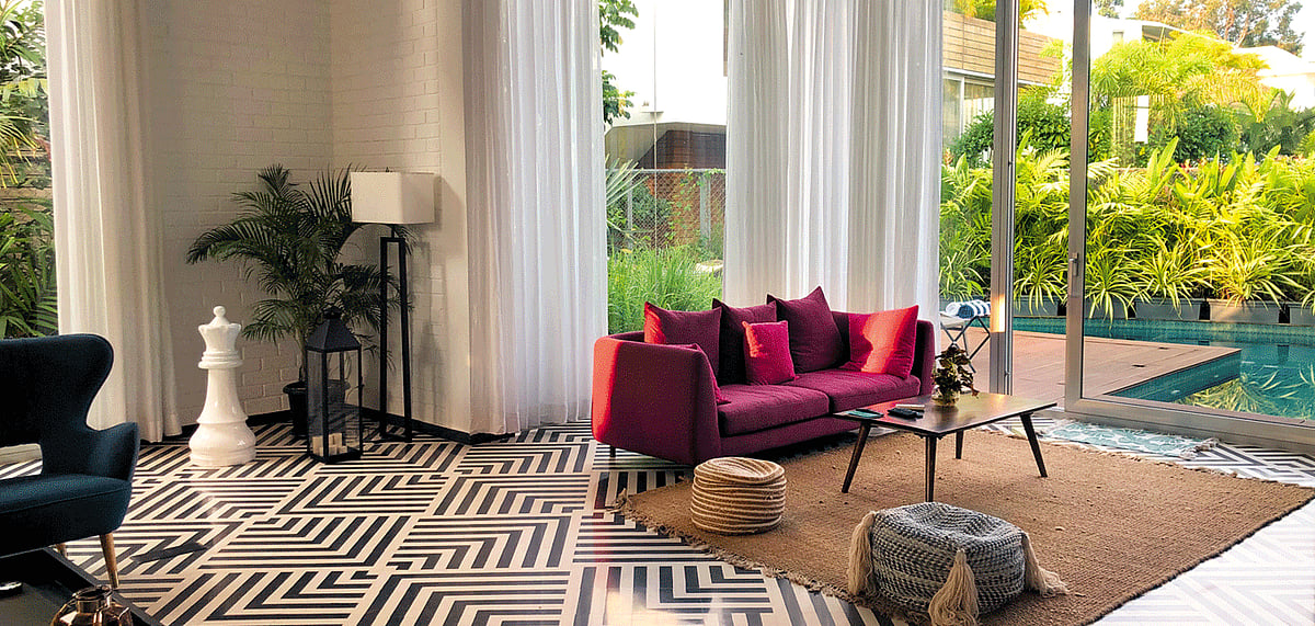 The plush interiors at Vianaar Escapes