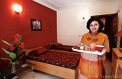 The duplexe heritage studio at the Lemon Tree Amarante Beach resort in Goa