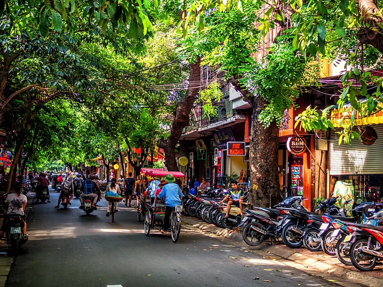 Most popular hostels in Hanoi are located in the Old Quarter - Shutterstock