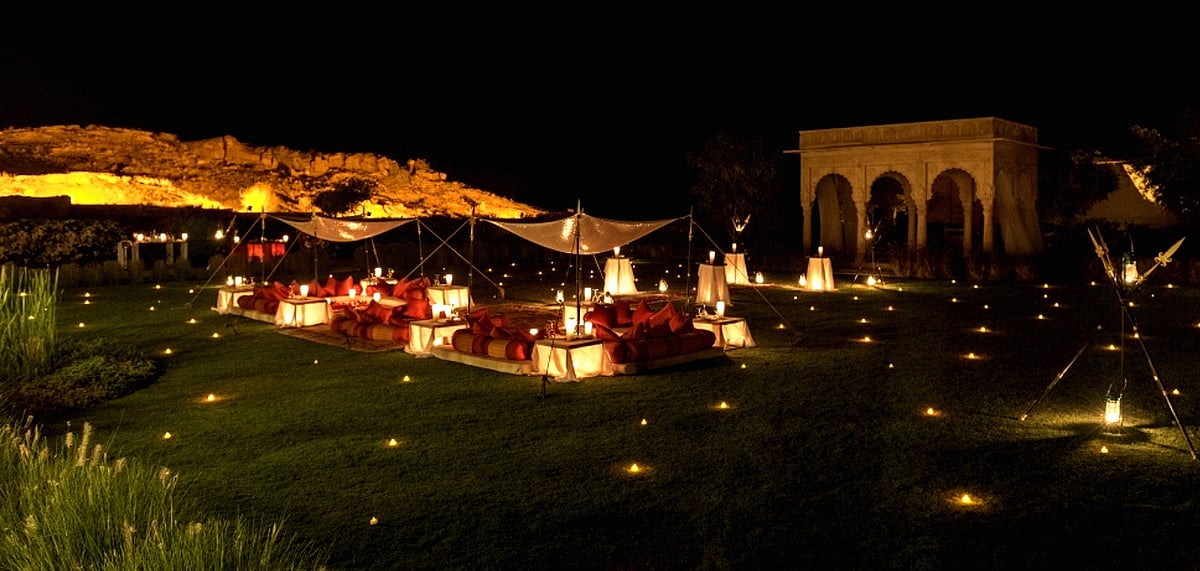 Fancy a luxurious dinner at Suryagarh, Jaisalmer 