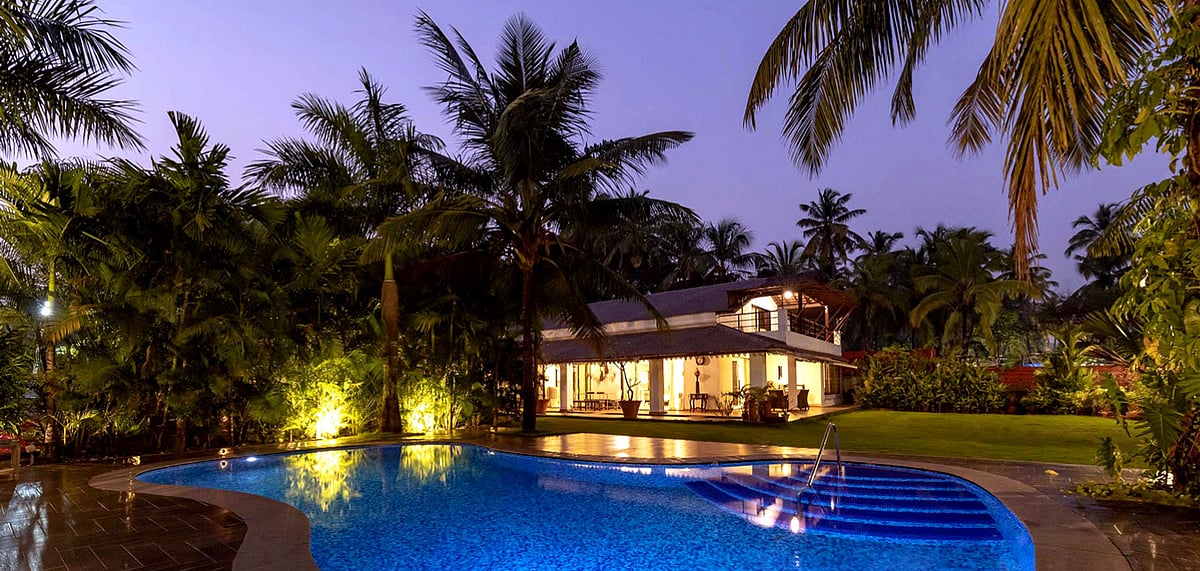 A Vista Rooms villa in Morjim, Goa