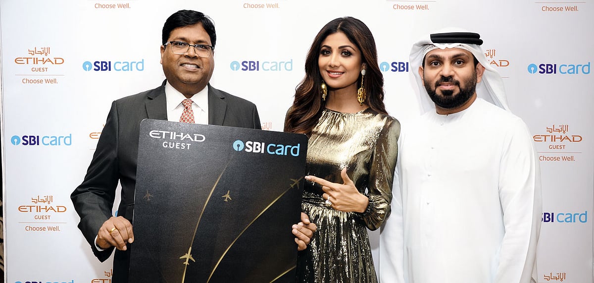 Shilpa Shetty launches the Ethiad Guest and SBI Card