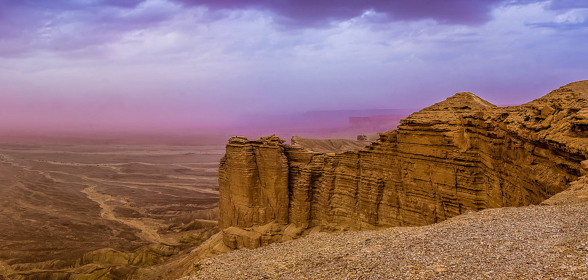 A canyon near Riyadh