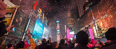 New York Ring in the New Year with the iconic ball drop