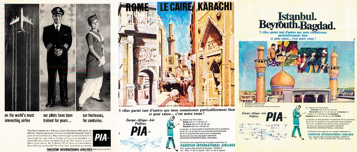 Advertisements from Pakistan International Airlines