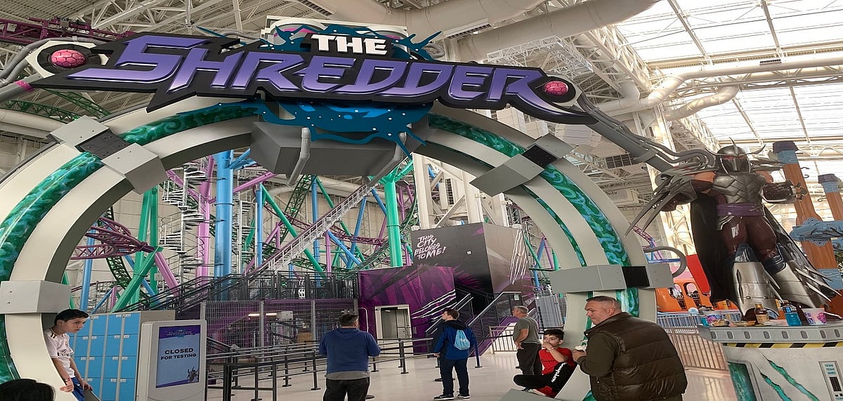 Scary rides await you at Nickelodeon Universe