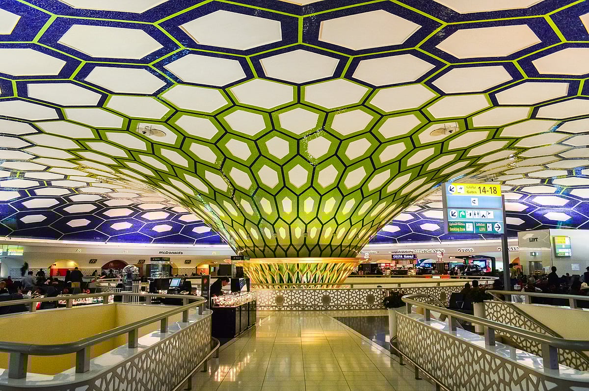 One of the busiest in the world, the Abu Dhabi airport is the gateway to the Middle East