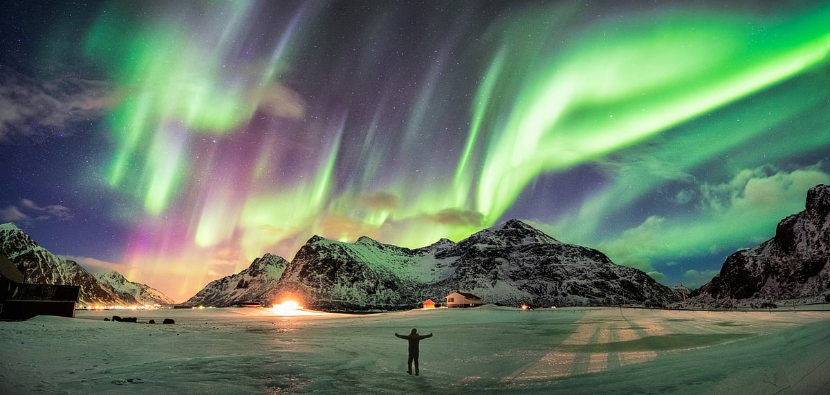 A spectacular display in Lofoten islands, Norway