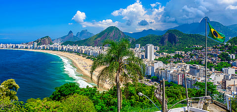 Copacabana beach, Rio de Janeiro, Brazil