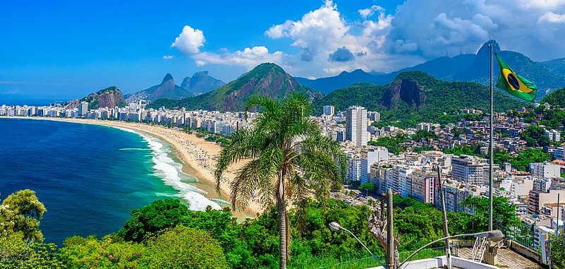 Copacabana beach, Rio de Janeiro, Brazil