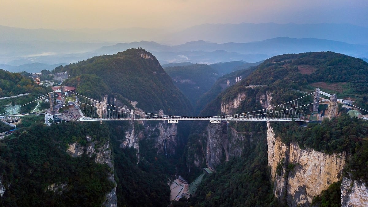 The Zhangjiajie Grand Canyon Bridge 