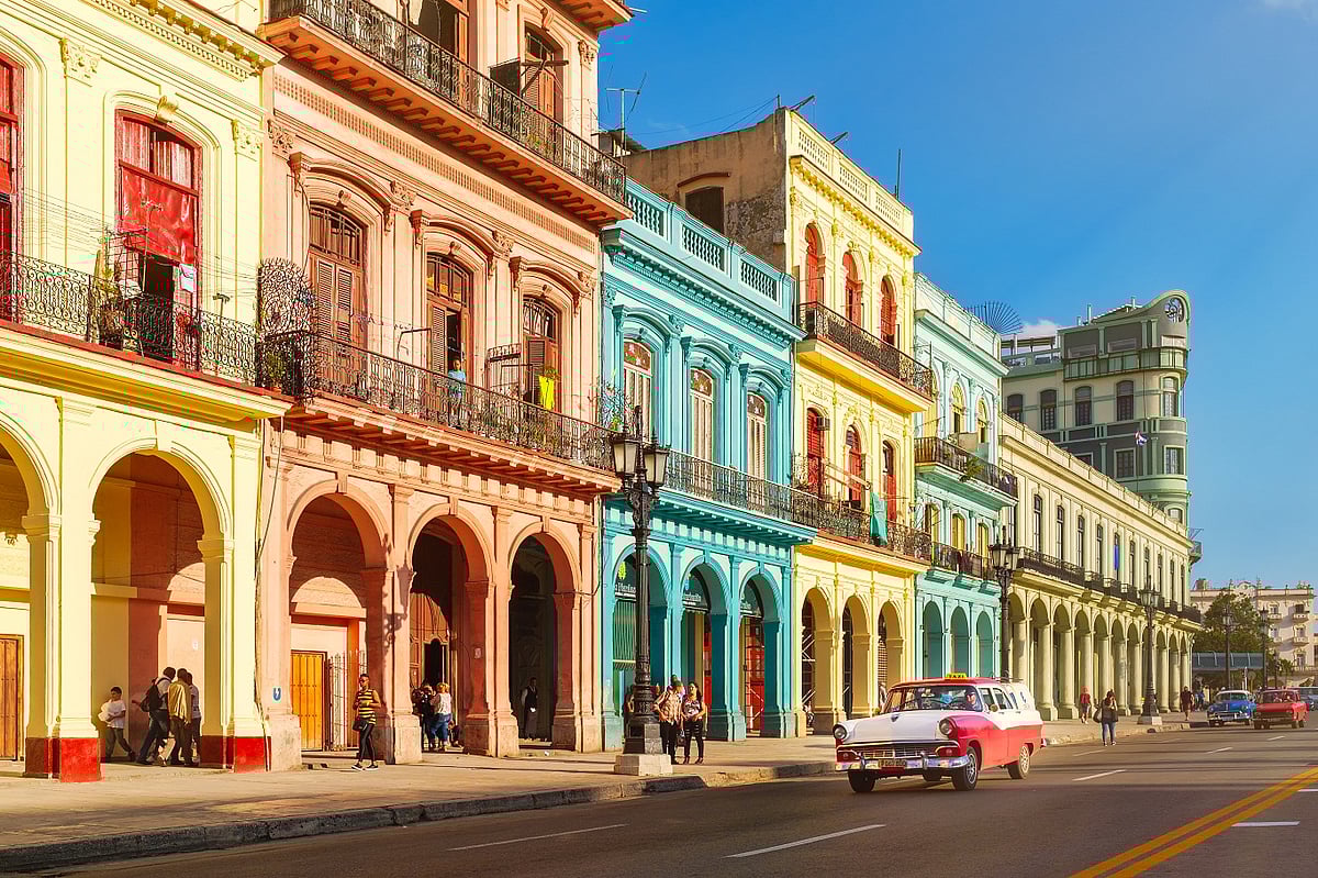 The colourful streets of Havana used to receive thousands of tourists every day