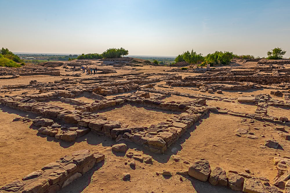 Ancient ruins at Dholavira, Gujarat