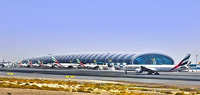 A shot of Dubai Airport