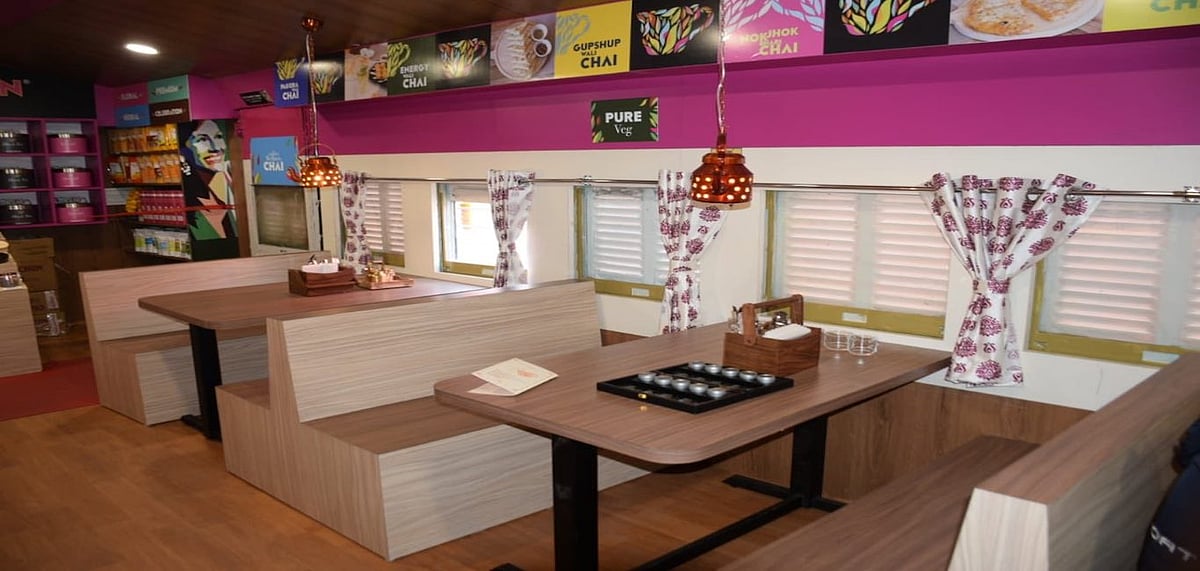 The restaurant is the first of its kind for Indian Railways