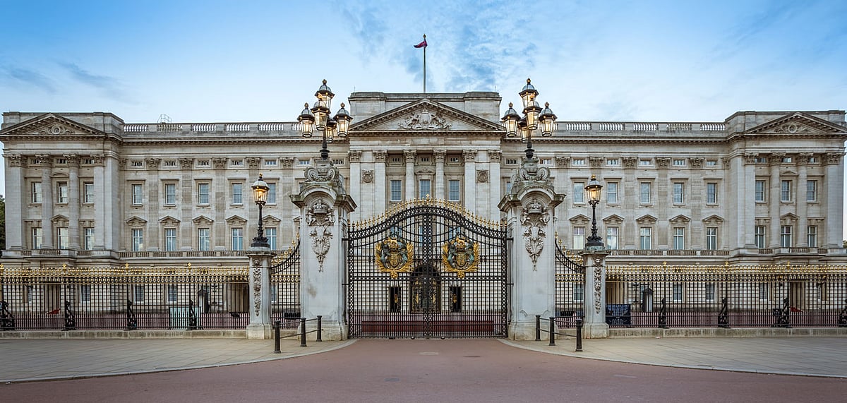 Full view of Buckingham Palace