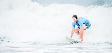 Jhonty Rhodes will be expected to ride the waves at the Covelong Point Surf.Music.Yoga Festival