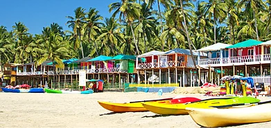 Palolem Beach in South Goa