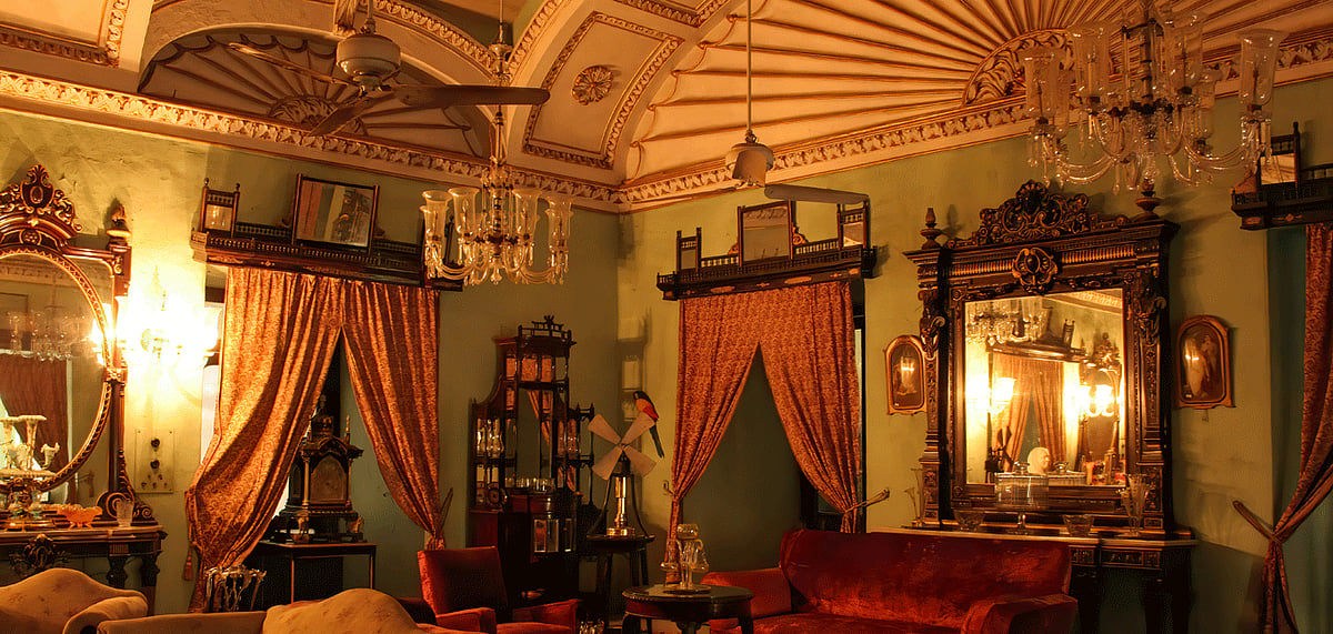 An interior view of Jai Vilas museum, where one of the walks is being organised