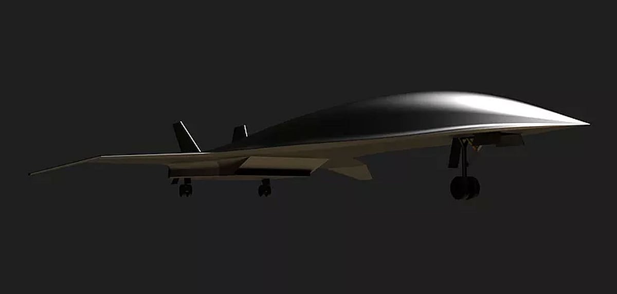 Hypersonic Jet will Cut Down Travel Time Between New York and Paris to 90 Minutes (Artists Render)