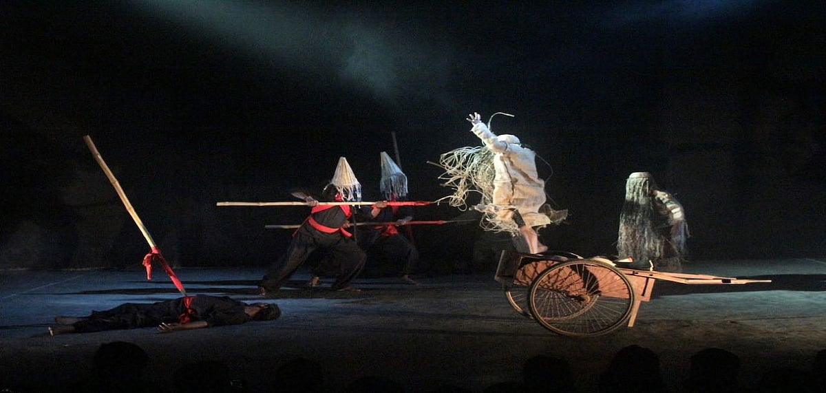 An enactment of Macbeth at Tepantar