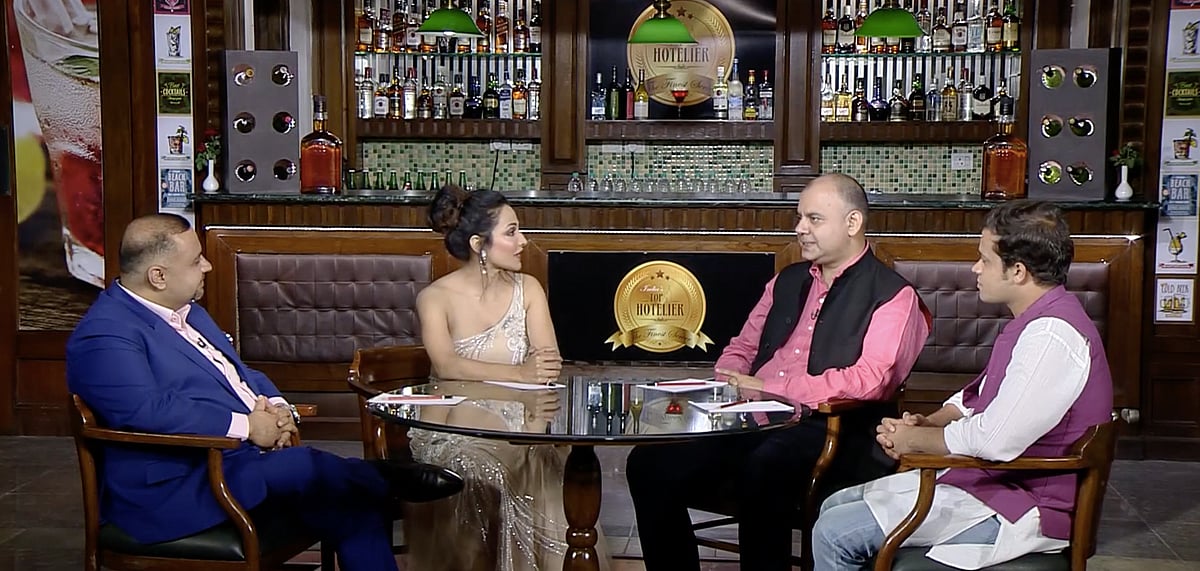 Indias Top Hotelier Jury (L-R) Magan Kalra, Flora Saini, Jayant Singh and Aadhar Kumar Meena