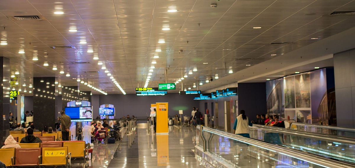 Departure gate at Kempegowda International airport, Bengaluru