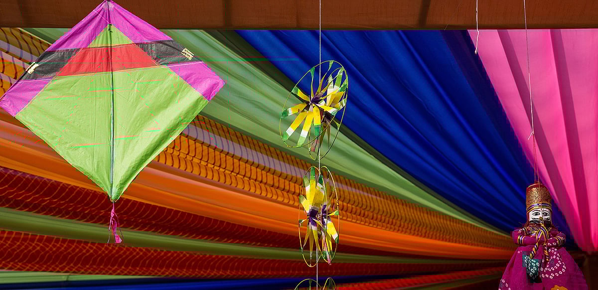 At Jaipur Kite Festival