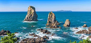 The Japanese archipelago consists of 6,852 islands