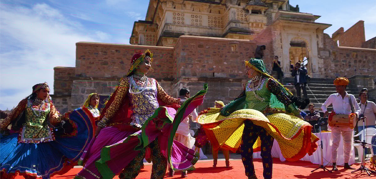 File image Folk dance performances are a part of the Kumbhalgarh Festival 