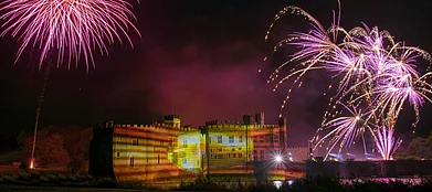 Fireworks at the majestic Leeds Castle