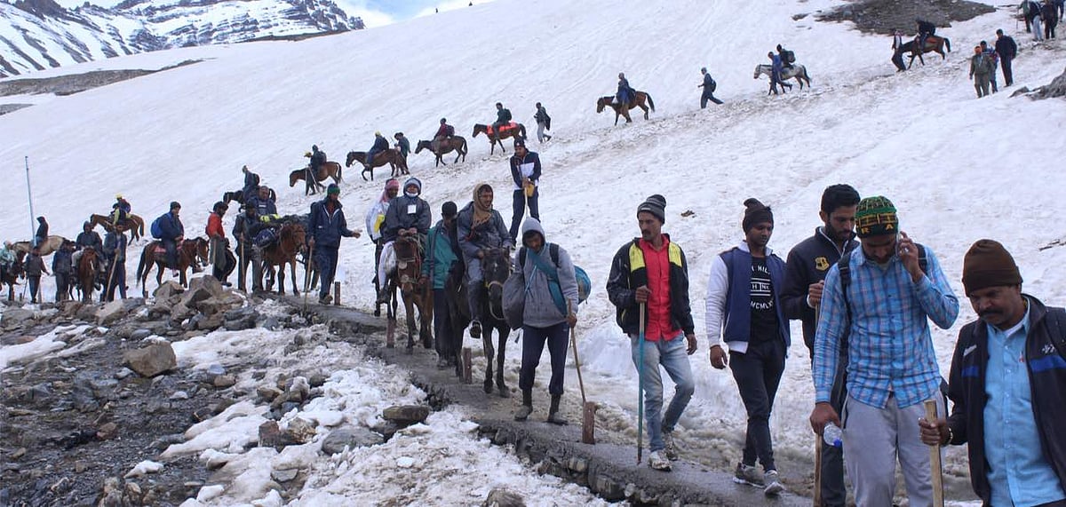 From Pahalganv to the holy Amarnath Cave in Kashmir (from 2018)