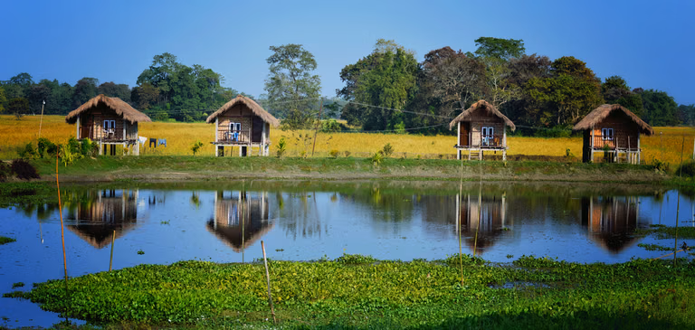 Majuli Island amid the Brahmaputra river - Shutterstock