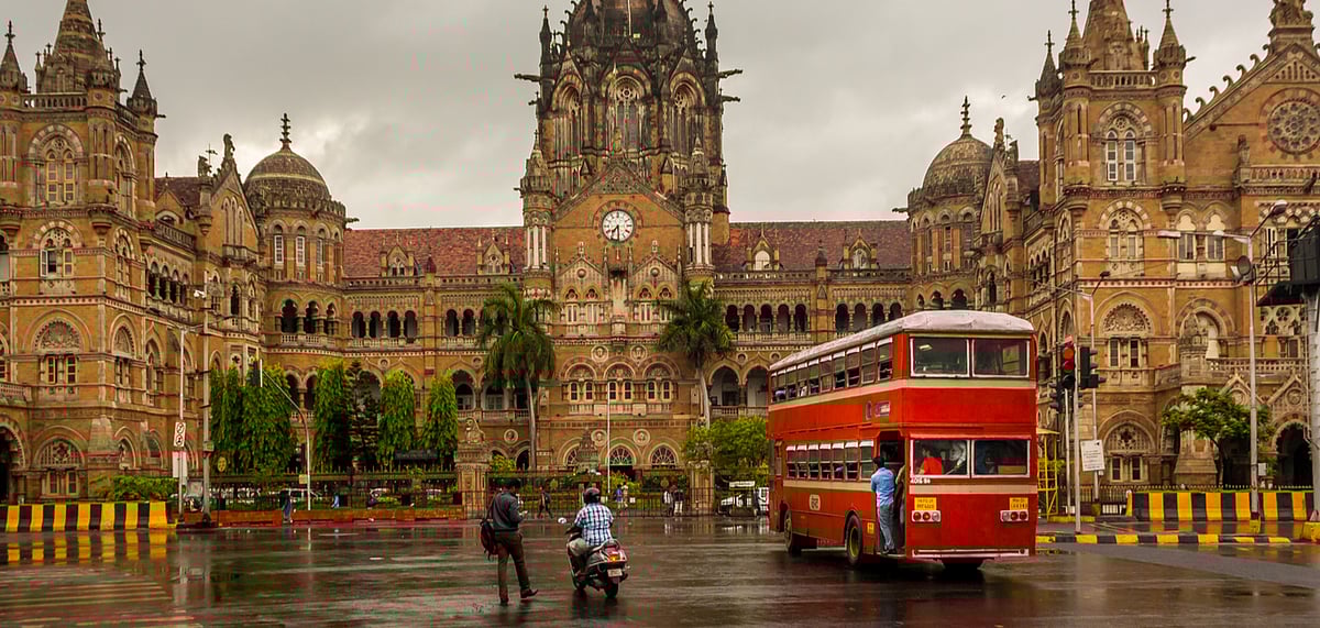 Representative image A BEST double-decker rides past CSTM, a UNESCO World Heritage Site