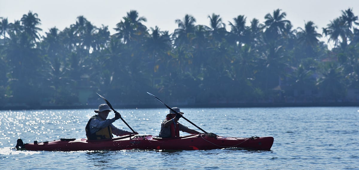 Paddle your way through the Kerala backwaters at the Muziris Paddle Expedition