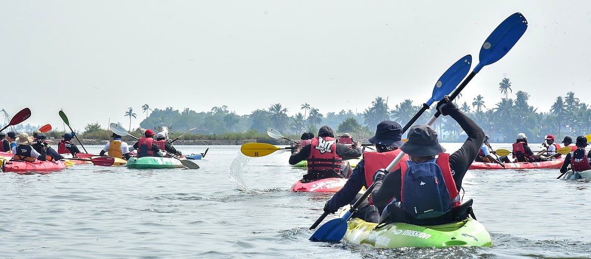 Paddlers at a previous edition