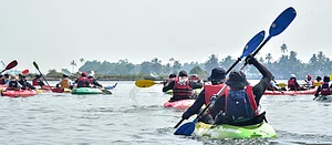 Paddlers at a previous edition