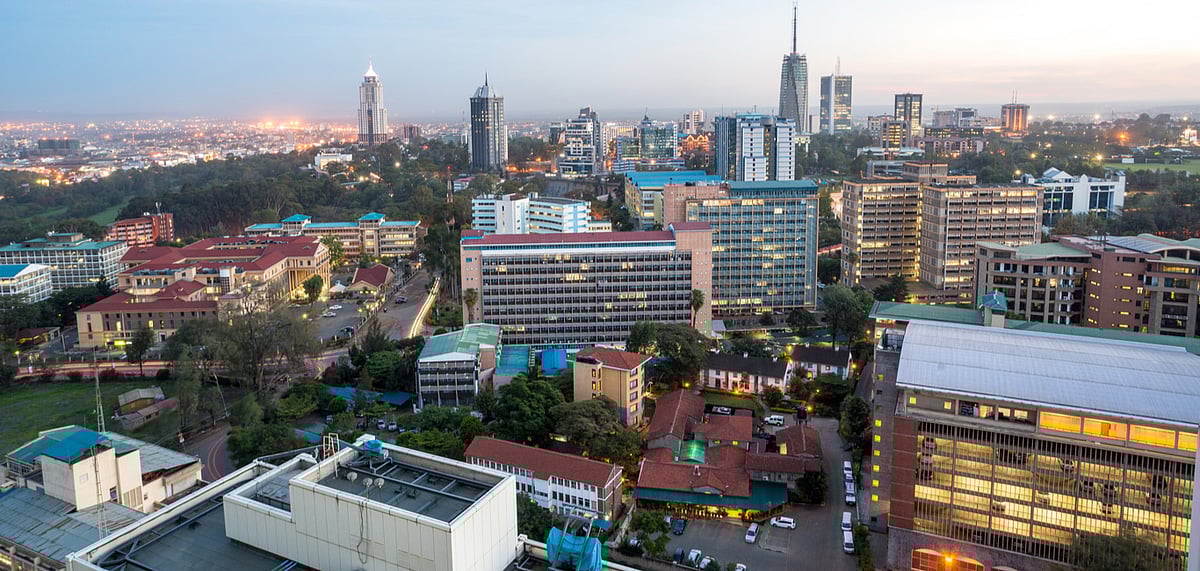 A view of Nairobis skyline 