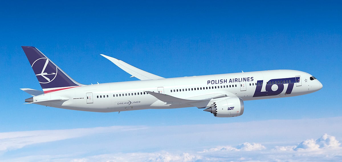 LOT Polish airlines celebrate their 90 year anniversary
